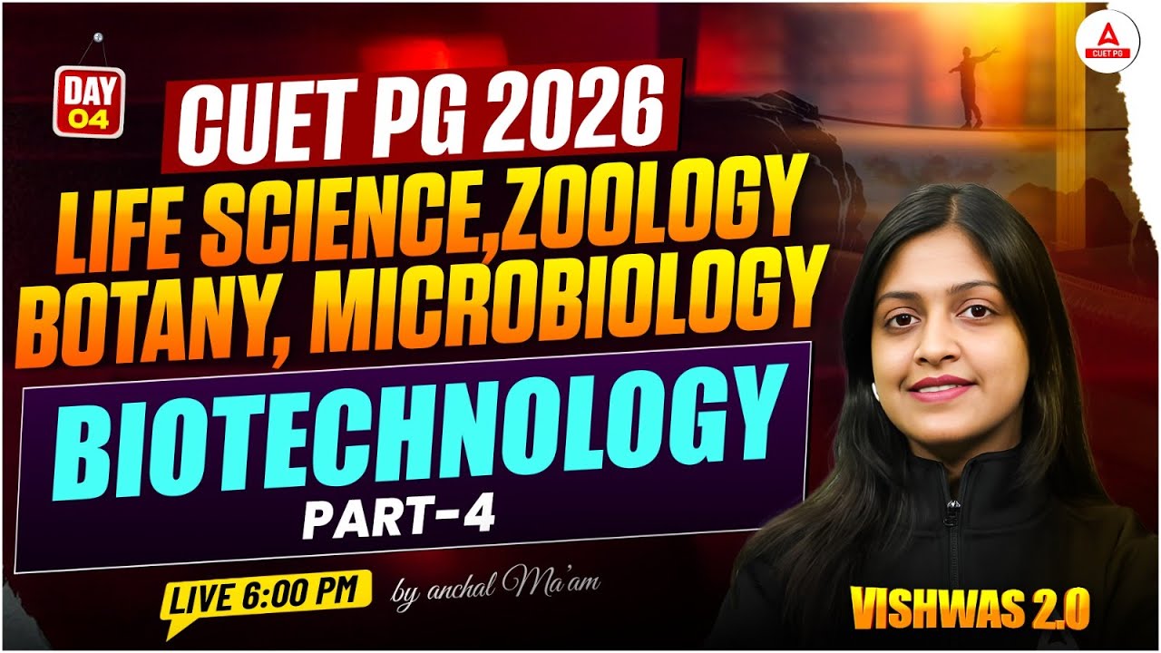 CUET PG 2026 | Life Science, Zoology, Botany, Microbiology ...