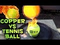 Molten Copper vs Tennis Ball