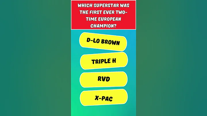 WWE General Knowledge Trivia Part 7