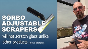 Adjustable Window Scraper by Sorbo