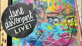 Giant Art Journaling |  Live with Jane Davenport