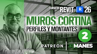 🏙️ MURO CORTINA - REVIT | PERFILES Y MONTANTES