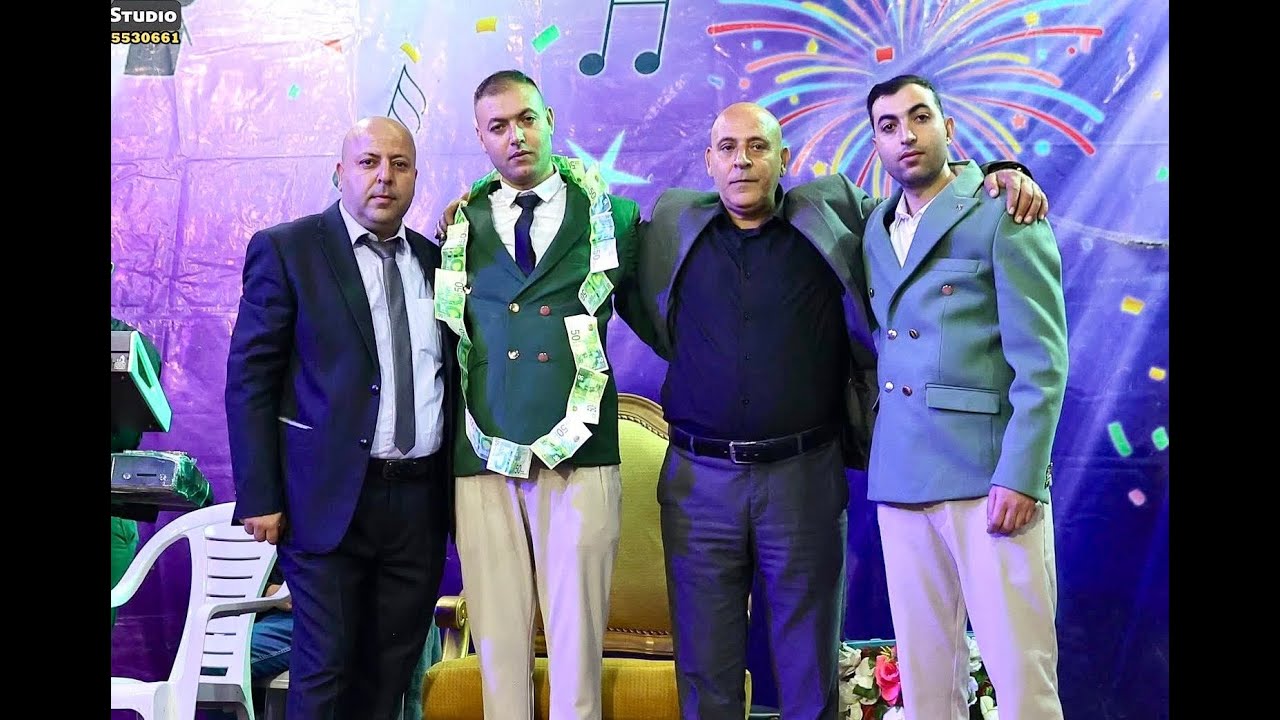 مؤنس ومعتصم حواورة اجمل دبكة  مهرجان العريس المصور محمود البداد جبع 2025