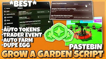 Grow A Garden Script *BEST* - Trader Update, Dupe Egg, Auto Farm, Switch Egg, Mobile & Pc!!!