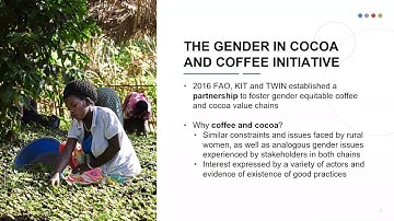 Gender and Climate Change in Coffee and Cocoa