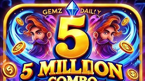 23 August GEMZ Daily Combo | Unlock 5,000,000 Coins with Today’s Secret Code!