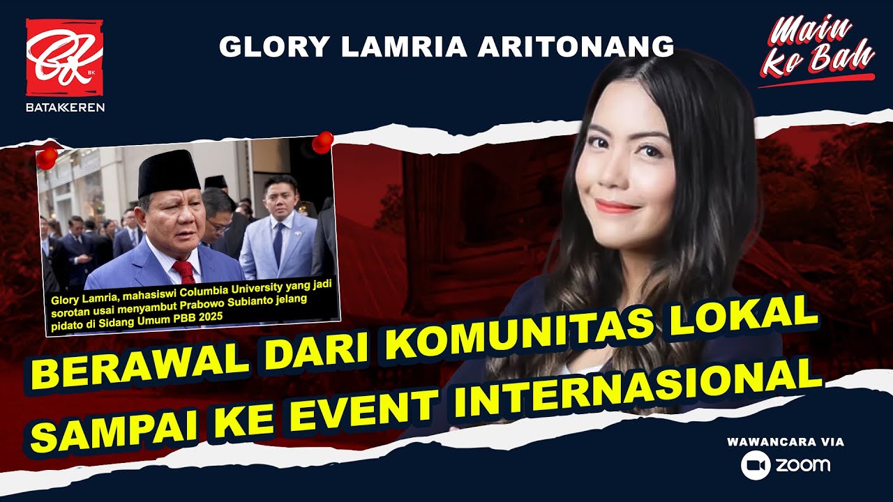 MKB | PERJALANAN DIASPORA GLORY LAMRIA ARITONANG DARI CHAPTERONE EDUCATION KE ONE YOUNG WORLD SUMMIT