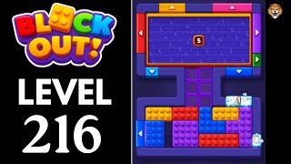 Block Out - Color Sort Puzzle Level 216 Walkthrough 
