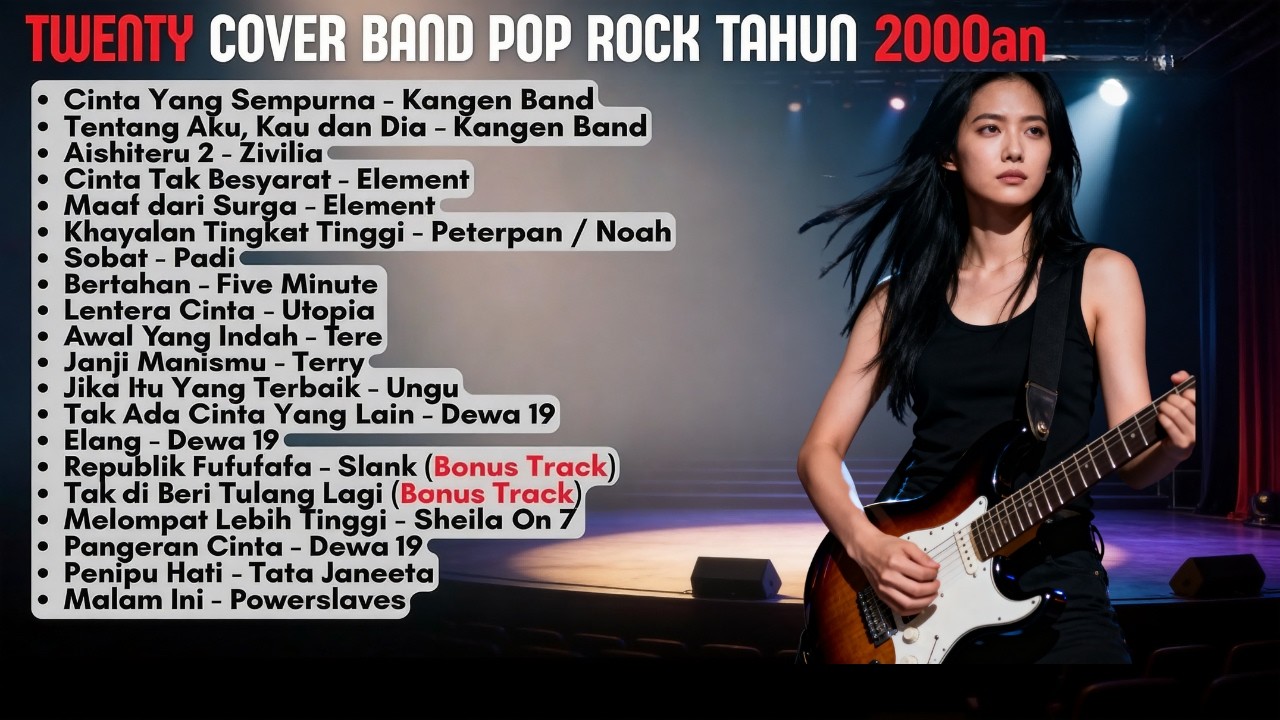 TOP TWENTY COVER BAND POP ROCK 2000an INDONESIA