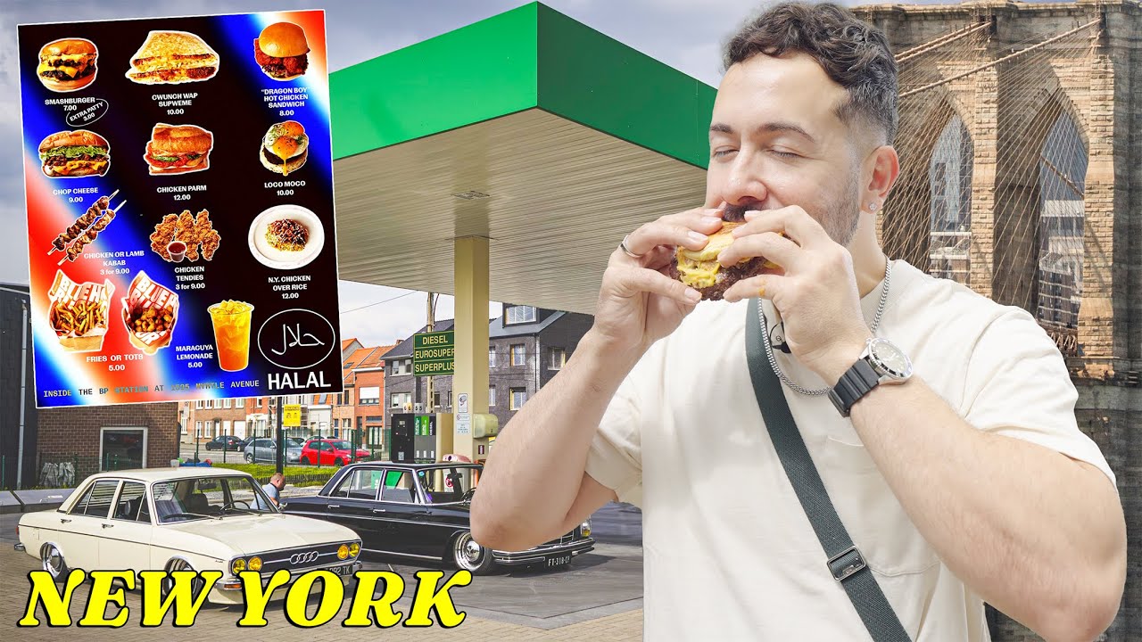 Eating at a SECRET NYC Restaurant Hidden Inside a Gas Station ⛽️...
