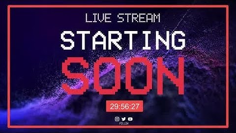Counter Timers For Live Streaming Premiere Pro Templates