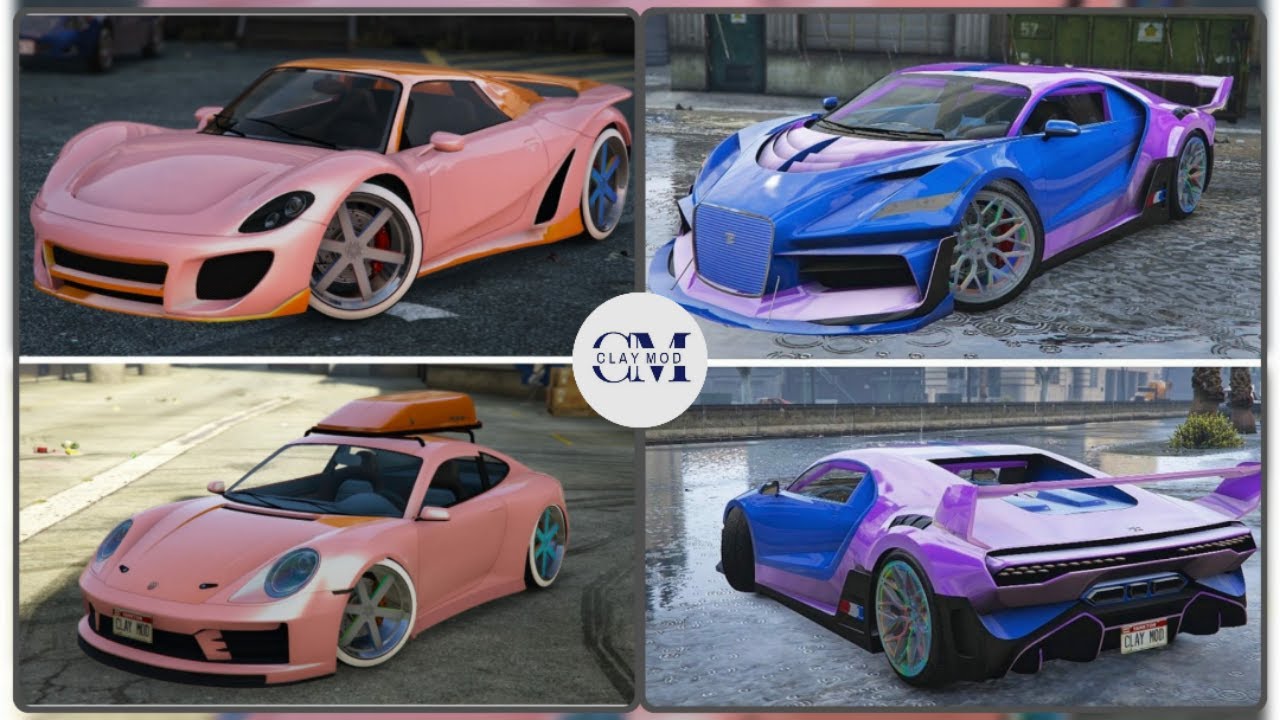 GTA 5 - CAR MEET & GIVEAWAY - CAR TO FRIENDS (CLAY MOD, BAGZZ, E