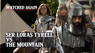 Ser Loras Tyrell vs The Mountain | Game of Thrones | GoT | HBO | 4k