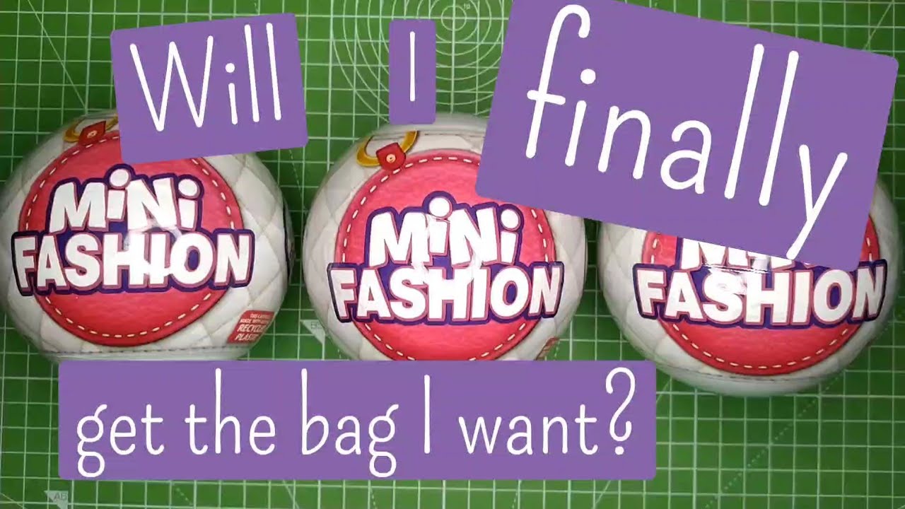 Unboxing 3 more Zuru Mini Fashion balls YouTube