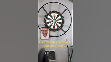 First 180 on TikTok live and on camera today! #darts #180 #dartslife