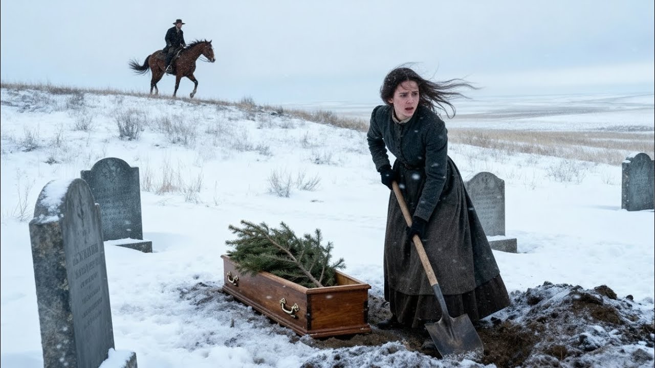 She Was Burying Her Child Alone in the Snow — Rancher Stopped Everything to Dig With Her-Cowboy