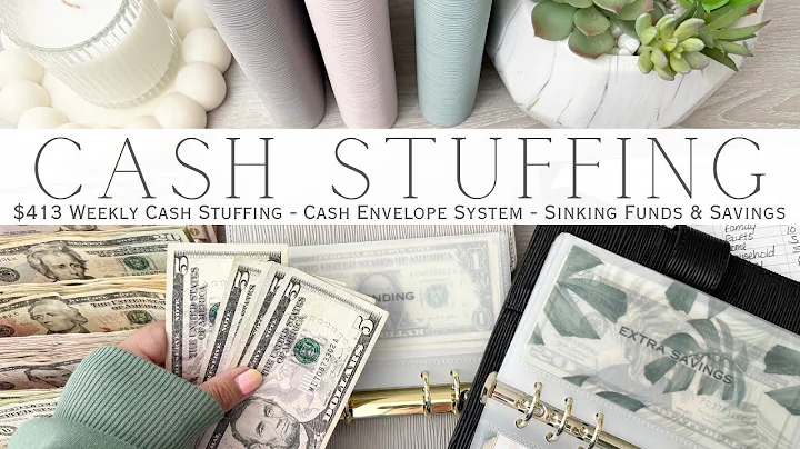 Weekly Cash Stuffing $413 | Cash Envelope System | Sinking Funds & Savings Challenges