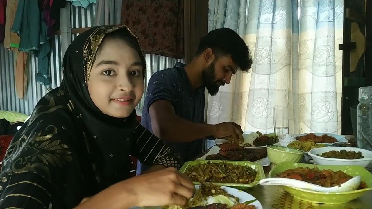 চাল কুমড়া দিয়ে নদীর ছোট মাছ রান্না | Village life with Shampa