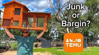 Temu’s Cheapest Chicken Coop!