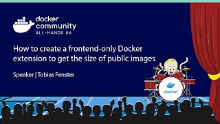 How to create a frontend-only Docker extension to get the size of public images