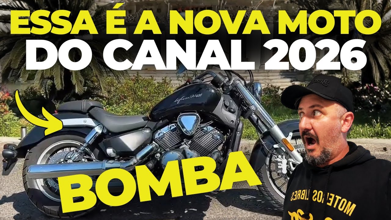 BOMBA: REVELEI a PROXIMA moto do CANAL para 2026