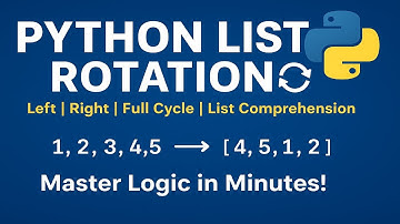 Master Python List Rotation in 10 Minutes | Left, Right & Full Cycle Tricks