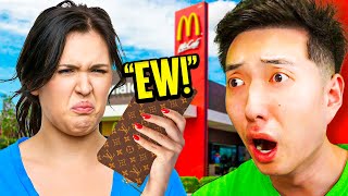 RICH GIRL Won&#39;t Eat FAST FOOD.. *SHOCKING*