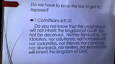The Law and Salvation - Travis Maloney