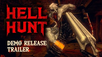 Hell Hunt (a New Retro FPS) demo release trailer