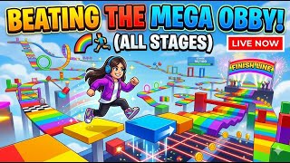 BEATING THE MEGA OBBY! 🌈🏃‍♂️ (ALL STAGES) screenshot 4