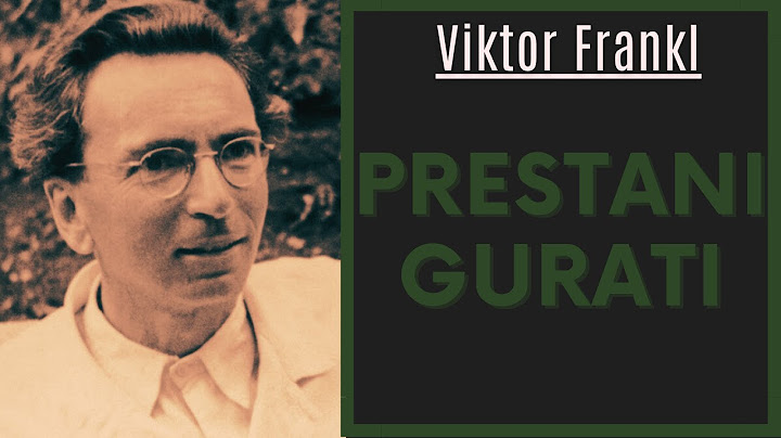 ŠOKANTNO: Zašto su najuspješniji ljudi prestali pokušavati? - Viktor Frankl