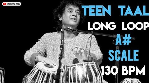 TeenTaal Long-Loop Tabla | A# Scale | 130 Bpm | 16 Matra | #muzzico