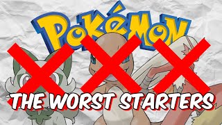 Ranking every Pokemon games starters!!