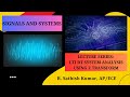 LTI DT System Analysis using Z Transform | Signals and Systems | SNS Institutions