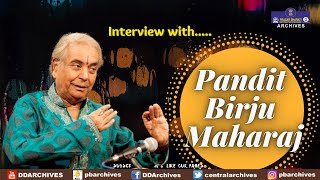 Interview with Pandit  Birju Maharaj | Kathak | Classical Dance