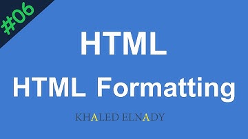 [ كورس Html ] درس #06 - تعلم تنسيق النصوص عن طرق عناصر HTML الجزء الأول