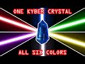 EASY Savi’s (Galaxy’s Edge) lightsaber HACK! One Kyber Crystal - all six colors!