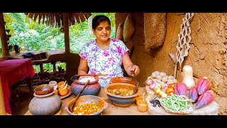 Sri Lanka | healthy meal with traditional red rice and bollu fish curry-Village Kitchen Mom