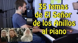 Todos los temas de El Señor de los Anillos al piano