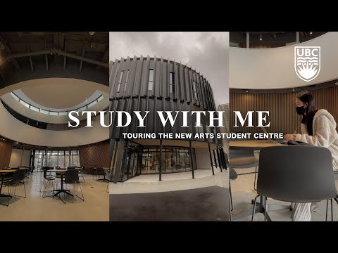 STUDY VLOG | touring the new arts student centre at ubc ✨ (new study spot on campus)