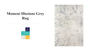 Momeni Illusions Grey Rug - Furnishmyplace