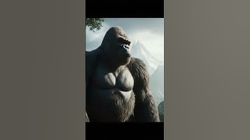 King Kong in Lotr world generated by AI #Kingkong #lotr #ai #veo #veo3