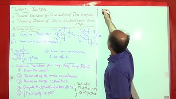 Razavi Electronics2 Lec21: Computation of Freq. Resp., Freq. Resp. of Common-Emitter/Source Stages