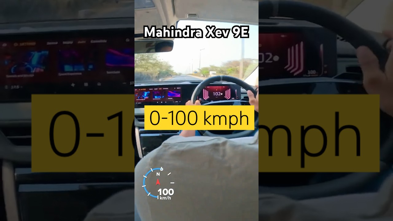 Mahindra Xev 9E Acceleration Test | Gopro GPS