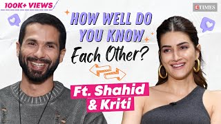 Shahid Kapoor V/S Kriti Sanon: How Well Do You Know Each Other? | Teri Baaton Mein Aisa Uljha Jiya