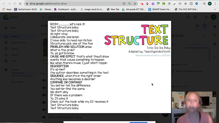 Text Structure Baby