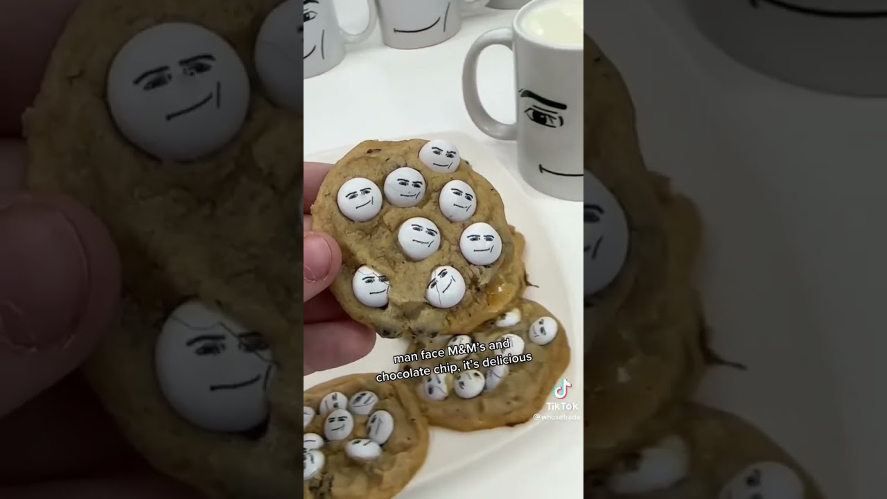 You got a problem with cartoons? — roblox man face cookies