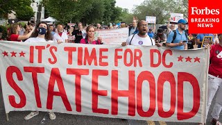 Dem Lawmakers Holds A Press Conference To Announce The Senate Introduction Of A DC Statehood Bill