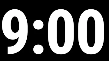 9 Minute Countdown Timer | 9 Minute Timer | 9 Minute Countdown | Alarm Clock | Ambience Sounds