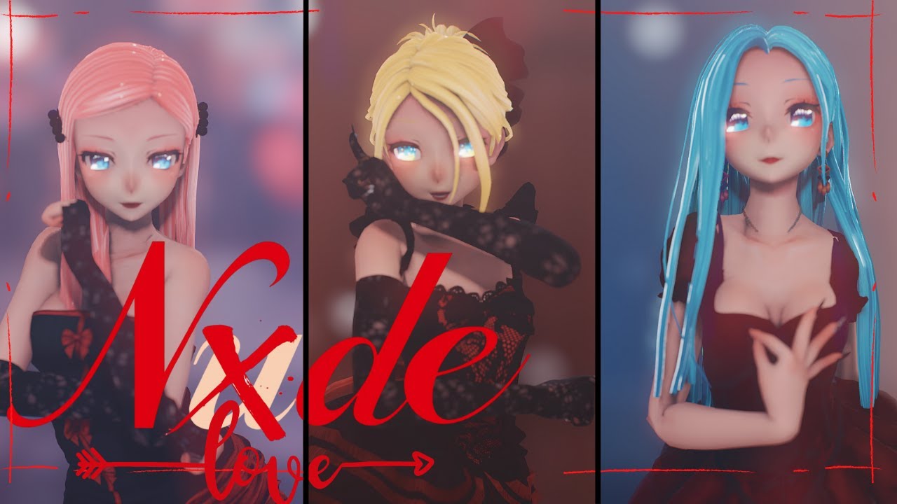 【MMD】(여자)아이들((G)I-DLE) - 'Nxde'【LUKA/RIN/MIKU】